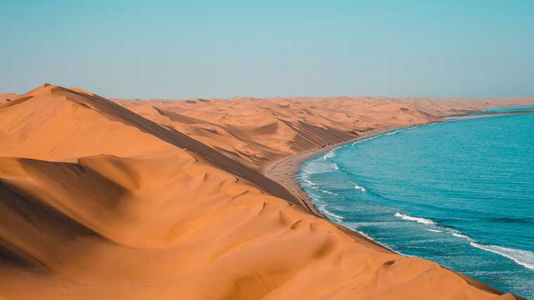 Sandwich Harbour, Namibië.