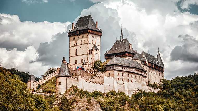 Kasteel Karlštejn, Tsjechië.