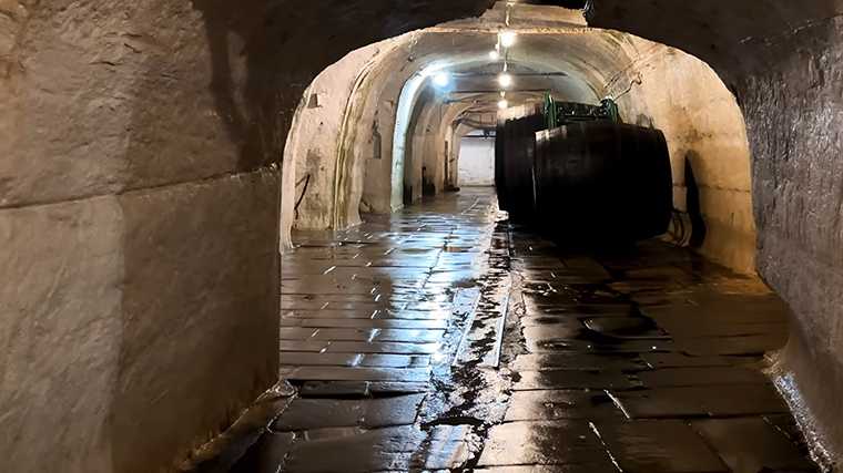 De originele bierkelder van Pilsner Urquell.