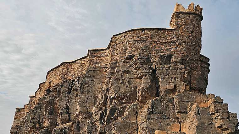 Achter deze muren werden levensmiddelen veilig opgeborgen.