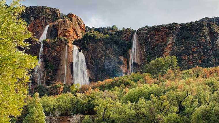 Watervallen bij Imouzzer, Marokko.