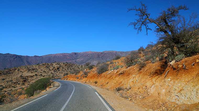 R104 tussen Tafraoute en Tiznit