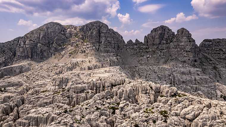 Gebergte Maganik in Montenegro.