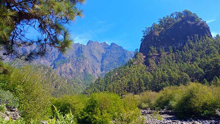 Nationaal Park Caldera de Taburiente.
