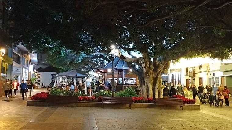 Het gezellige centrum van Los Llanos.