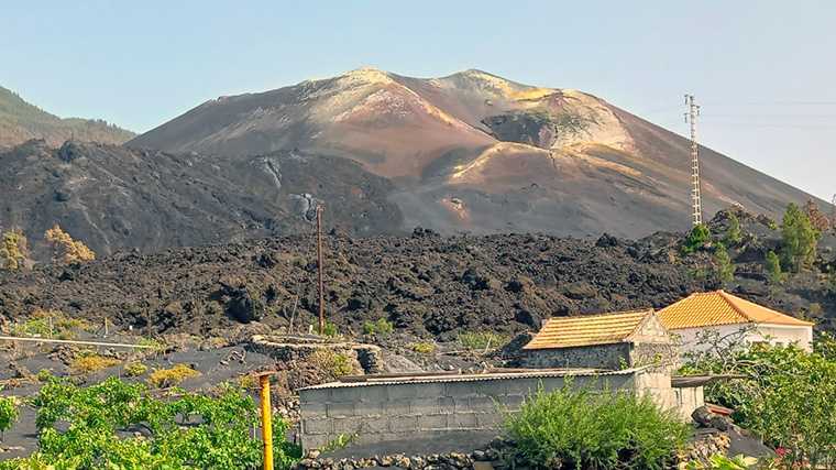 De jongste vulkaan van La Palma: Tajogaite.
