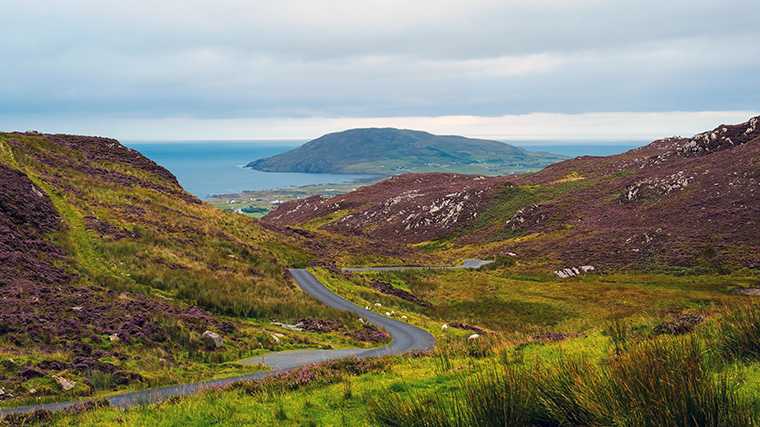 De Mamore Gap is onderdeel van de kustroute Inishowen 100 in het noorden van Ierland.