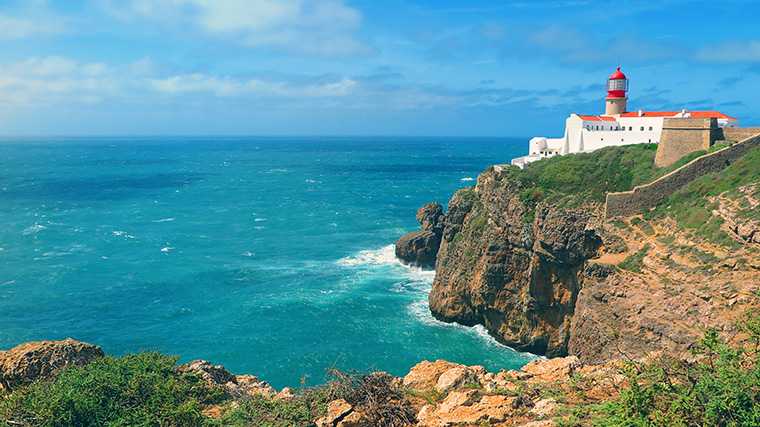 Het meest westelijke puntje van continentaal Europa, Cabo de São Vicente.