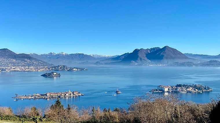 De Isola Borromee in het Lago Maggiore.