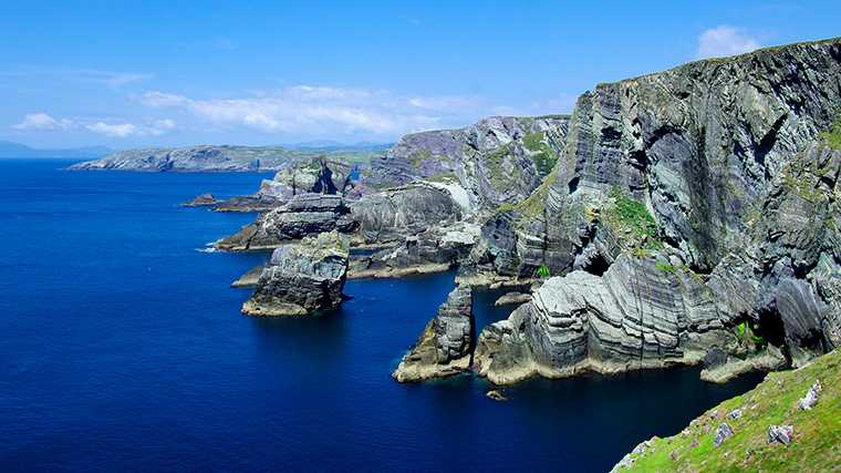 Mizen Head in het uiterste zuidwesten van Ierland.