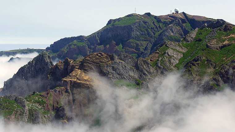 Pico Ruivo, hoogste berg op Madeira.