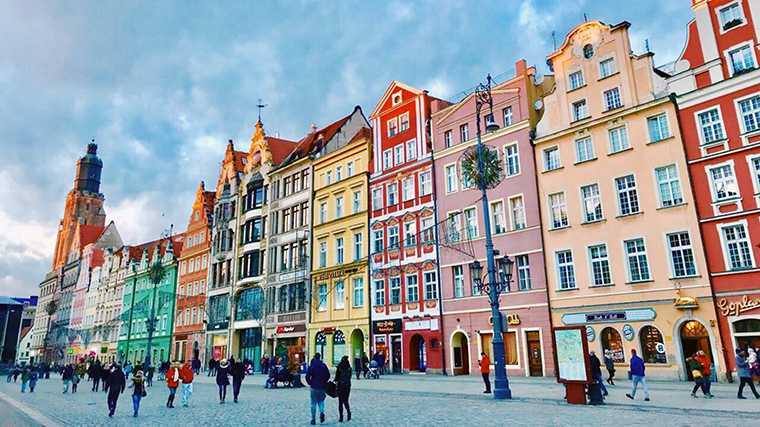 Polen kent sfeervolle steden, zoals Wrocław.