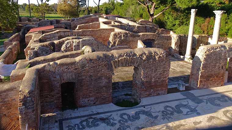En Ostia Antica, los niños pueden meterse de lleno en la época romana.