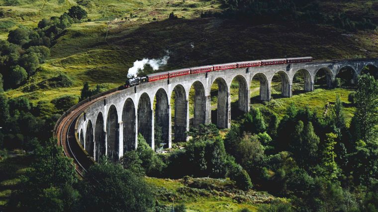 Locomotief van de Hogwarts Express