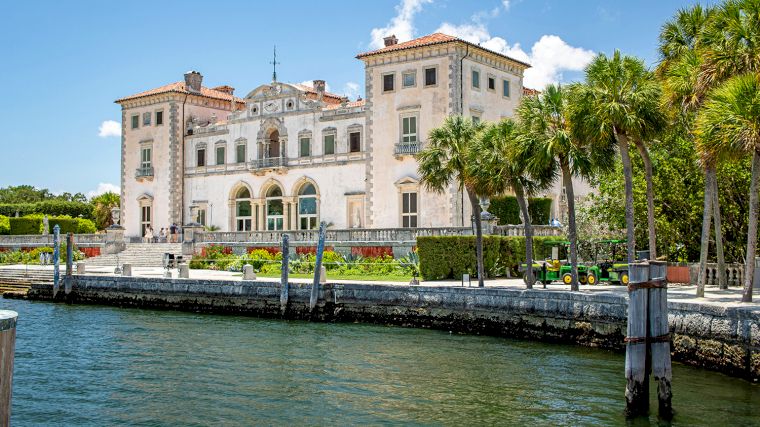 Het Vizcaya Museum is gevestigd in een mooie villa in Italiaanse renaissancestijl.