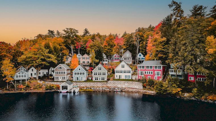 Alton aan Lake Winnipesaukee in Massachusetts.