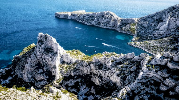 De calanques Morgiou en Sugiton ten zuiden van Marseille.