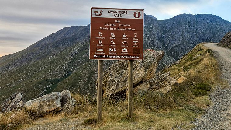 Swartberg Pass, Zuid-Afrika.