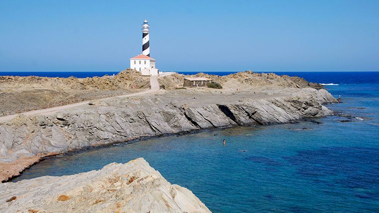 Cap de Favàritx op Menorca.