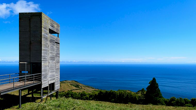 Een extra hoge miradouro op São Miguel.