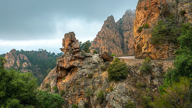 Calanques de Piana op Corsica.