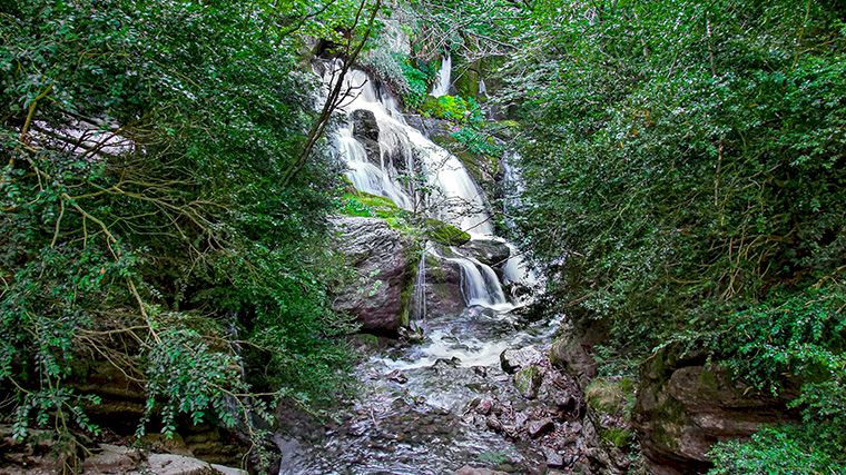 Waterval bij Castellar de n&#8217;Hug.