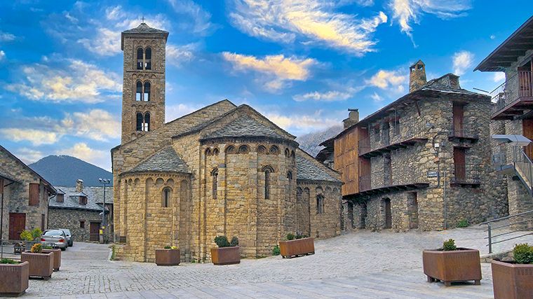 Een van de vele romaanse kerkjes in Vall de Boí.