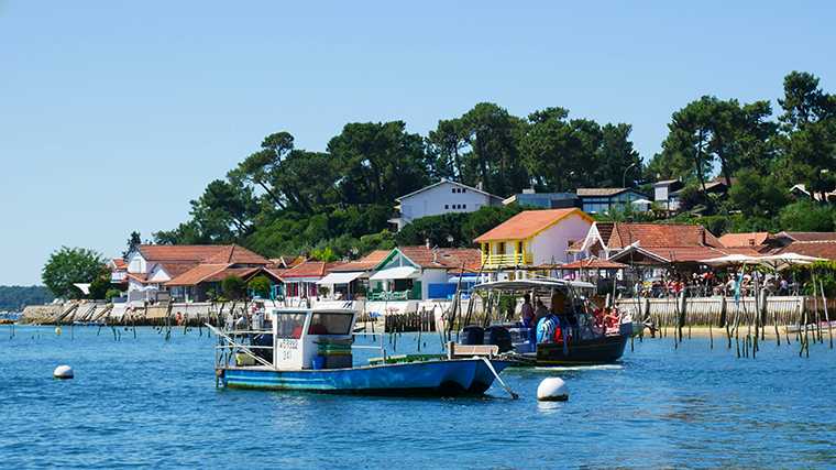 Cap Ferret aan het Bassin d&#8217;Arcachon ten westen van Bordeaux.