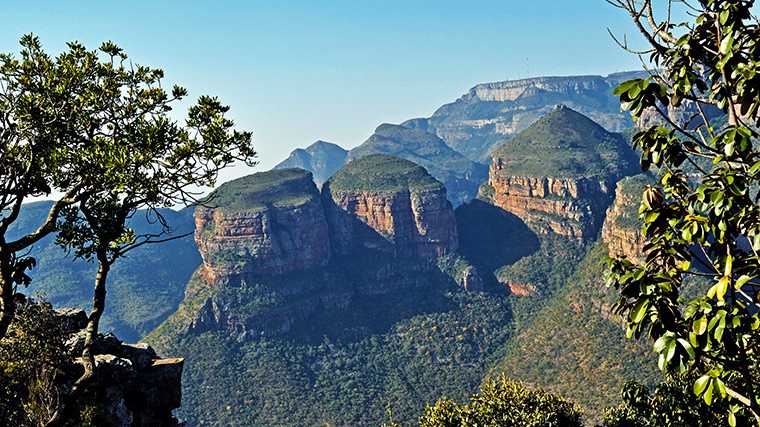 Three Rondavels in de Blyde River Canyon.
