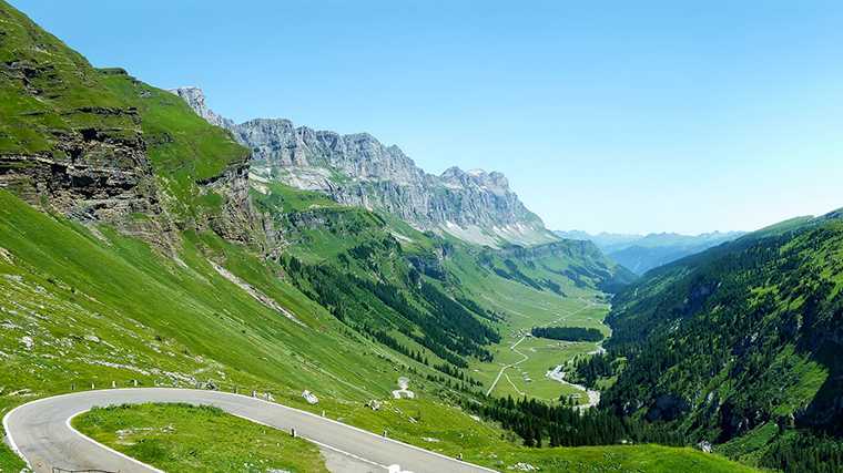 Klausenpass, Zwitserland.
