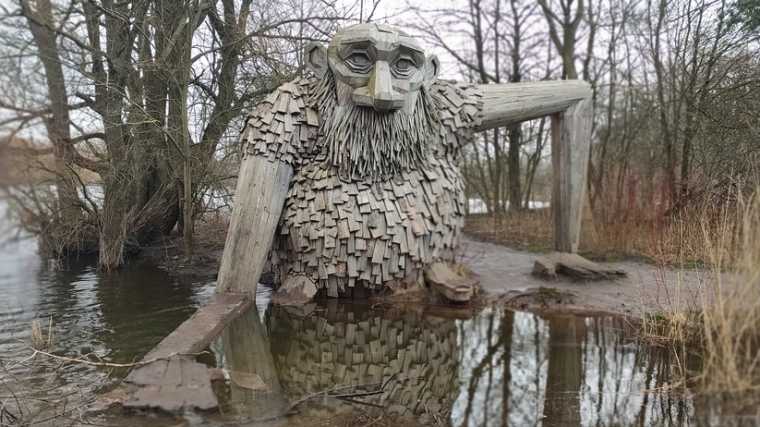 Friendly Teddy, een van de Vergeten Reuzen in Denemarken.