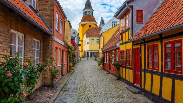 Faaborg, Denemarken.