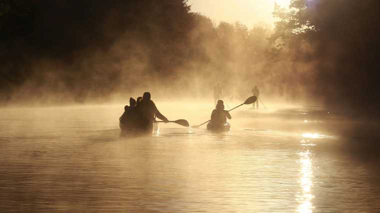 In het waterrijke Maine kun je overal kanoën of kajakken.