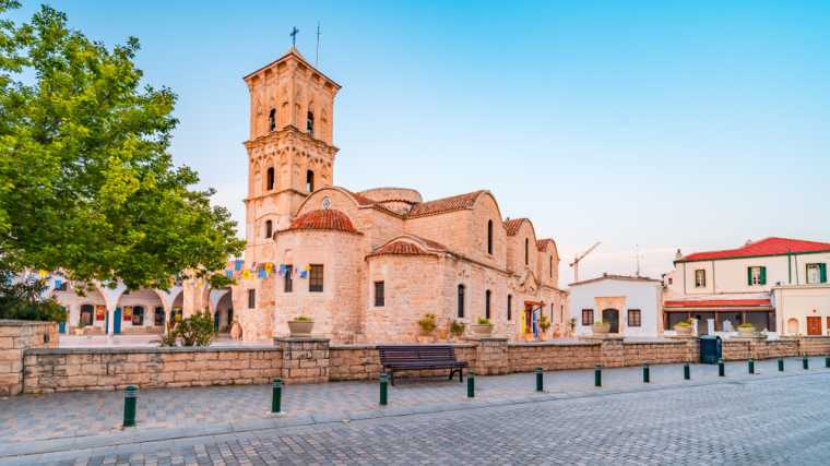 De kerk van Sint Lazarus in het centrum van Larnaca, Cyprus.