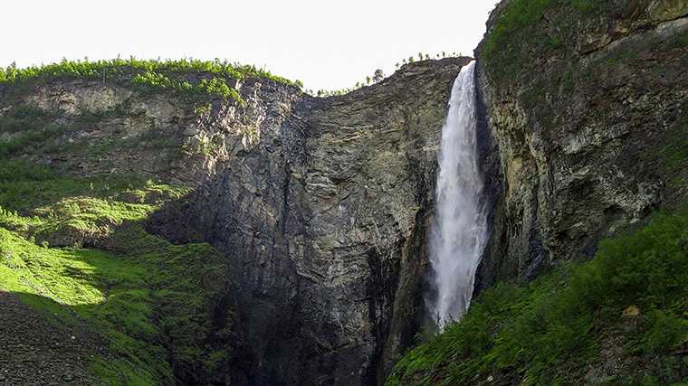 Vettisfossen is de hoogste waterval in Noorwegen.