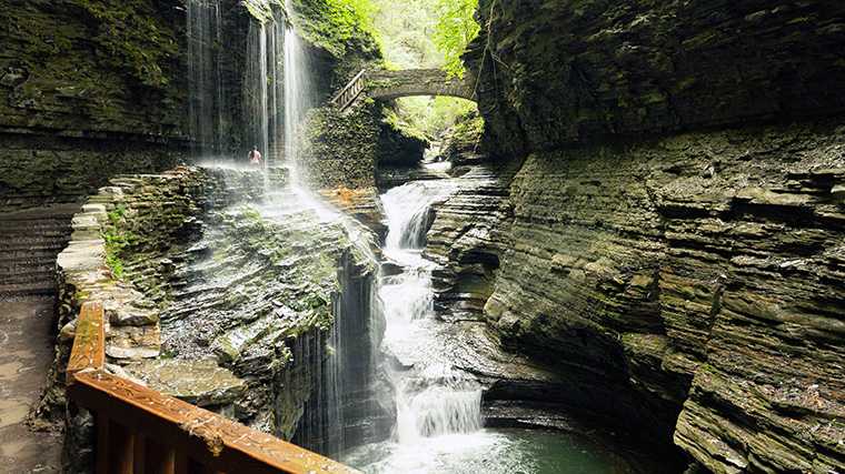 De kloof Watkins Glen.