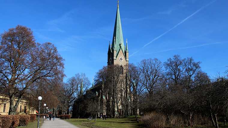 De kathedraal van Linköping.