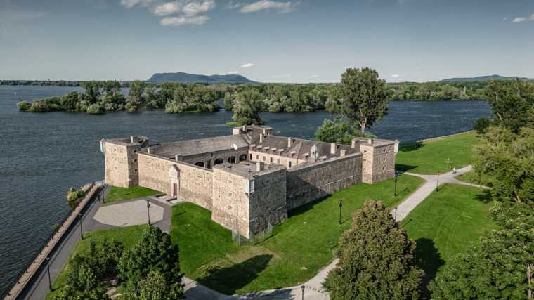 Het achttiende-eeuwse fort in Chambly.