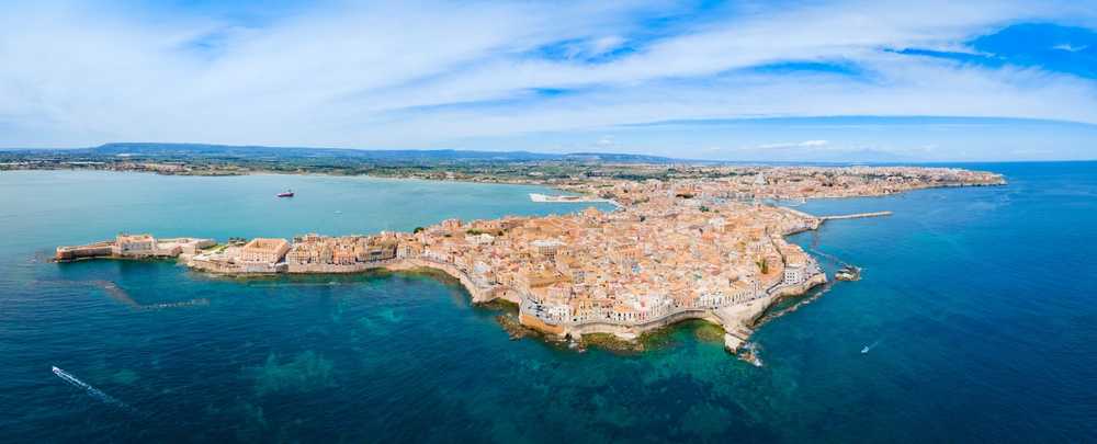 Het historische centrum van Syracuse ligt op een eilandje.