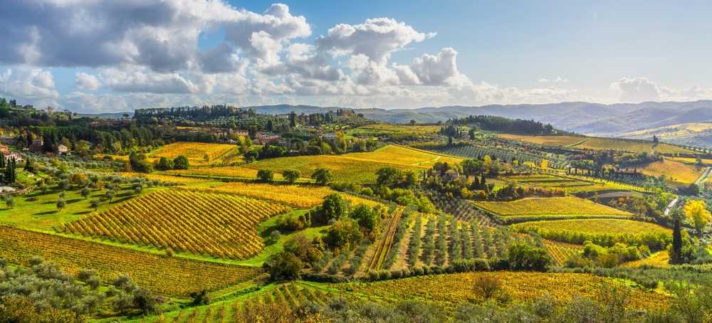 Huur een auto en ontdek de romantische Chianti-wijnregio in Toscane.