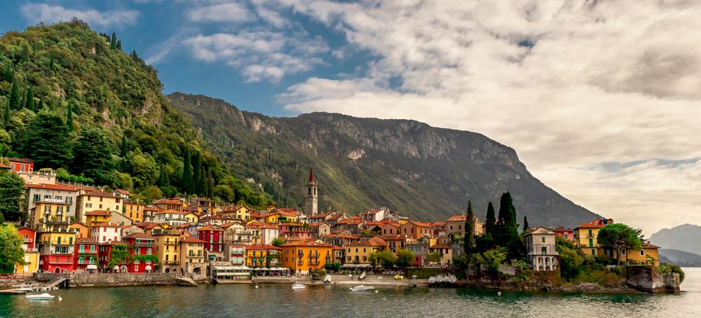 Varenna aan het Comomeer in Italië.