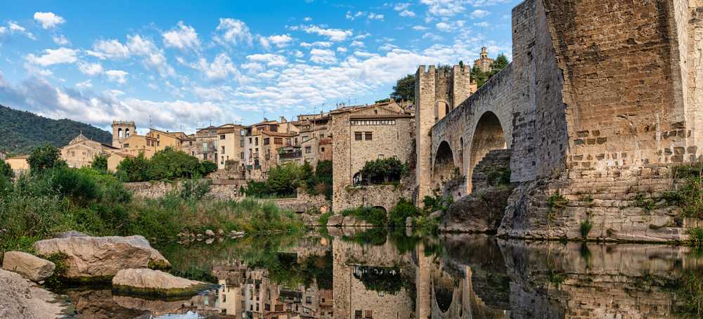 Besalú in de provincie Girona, Catalonië.
