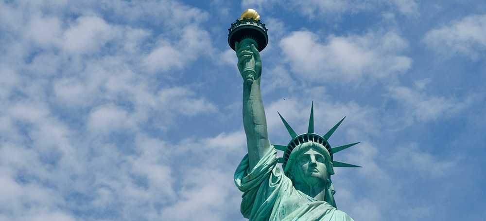 Het Vrijheidsbeeld in New York City.